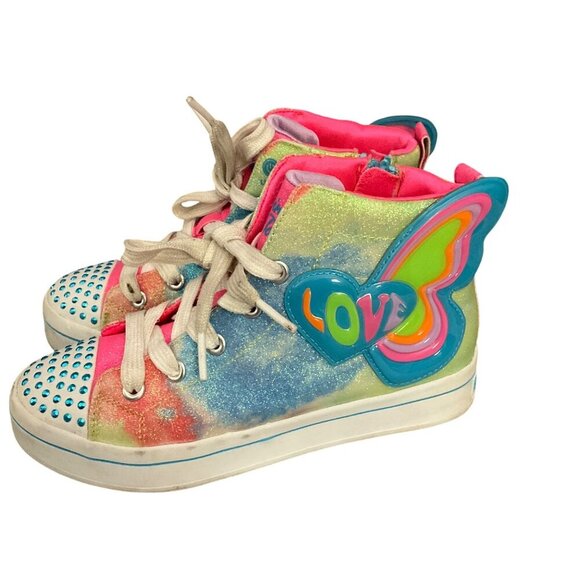 Skechers Kids Twi-Lites 2.0 Love & Beyond High-Top Sneakers 2 twinkle toes - Picture 7 of 11
